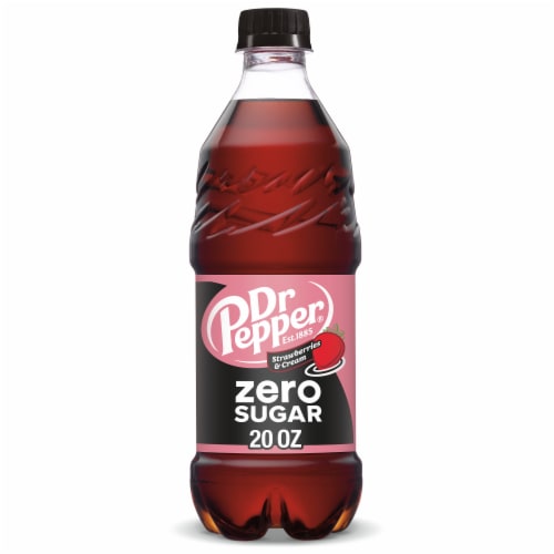 Dr Pepper Strawberries & Cream Zero Sugar Soda - Ready Pick